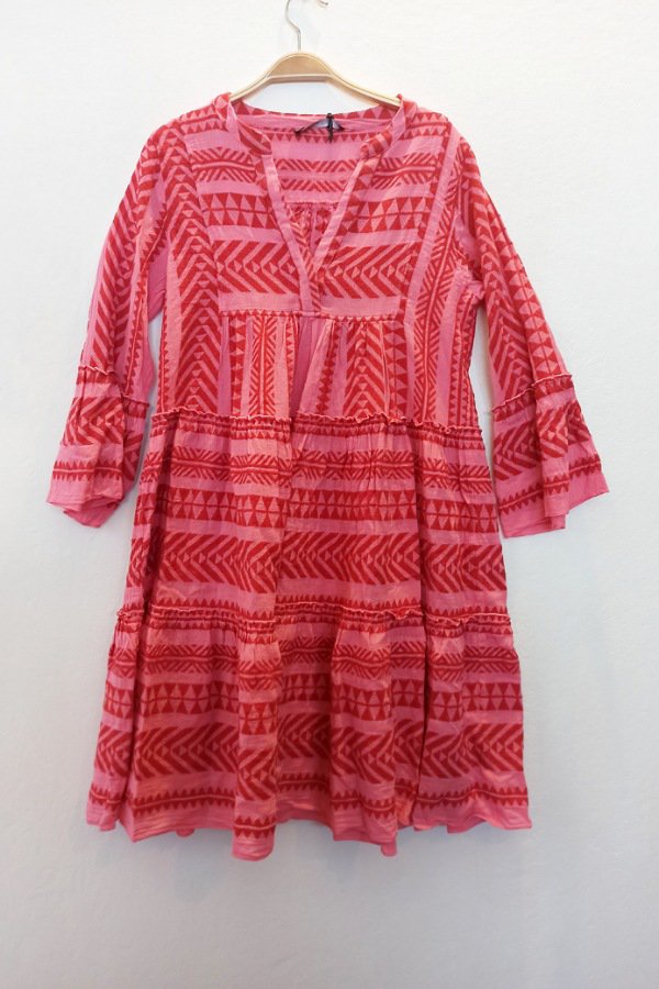 red and pink clothes