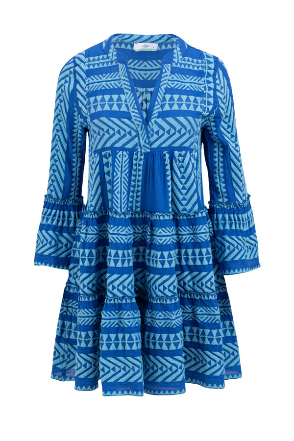 Ella Kleid Devotion Twins Blue Mykonos Short 2the Little Store