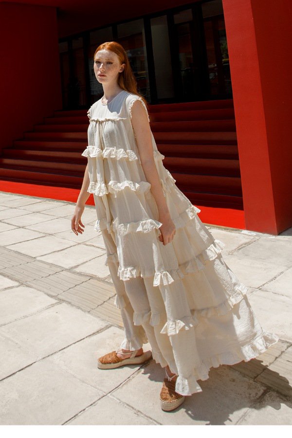 ruffle hands for dresses