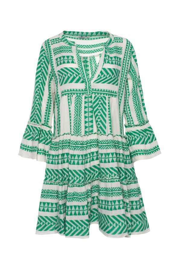 Devotion Twins Dress Boho Green Zakar Short 2the Little Store