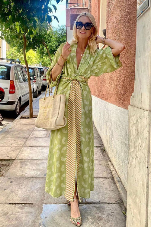 ZAKAR MAXI DRESS PEARL & CAVIAR