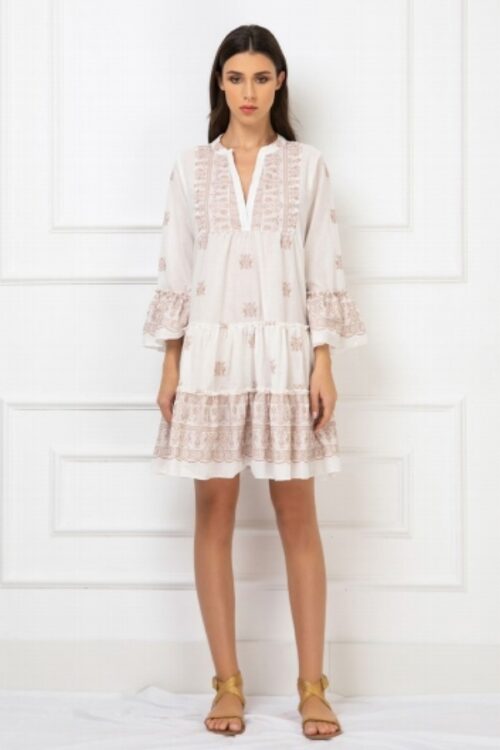 etoile coral Dione dress