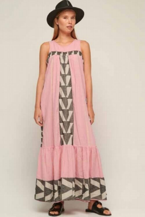 Greek Designers Dress pearl & caviar