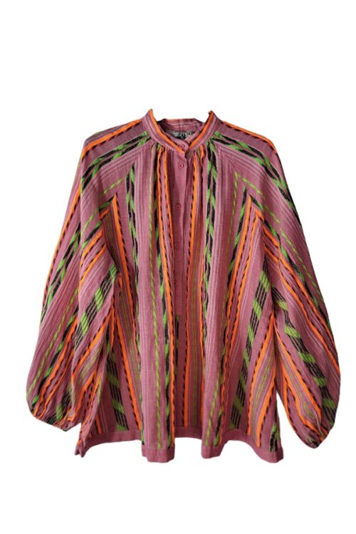 blouse opalios devotion twins pink orange