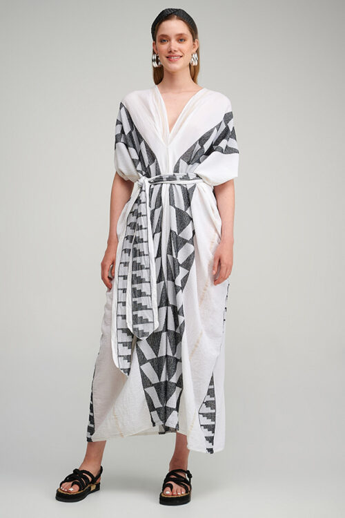 Pearl & Caviar kaftan dress Knossos v