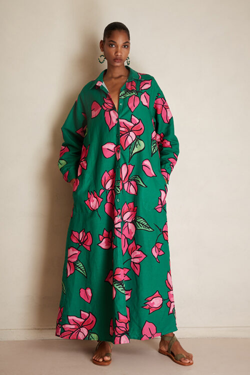 Yiorgos Koulasidis Bougainvillea Blow-up Green