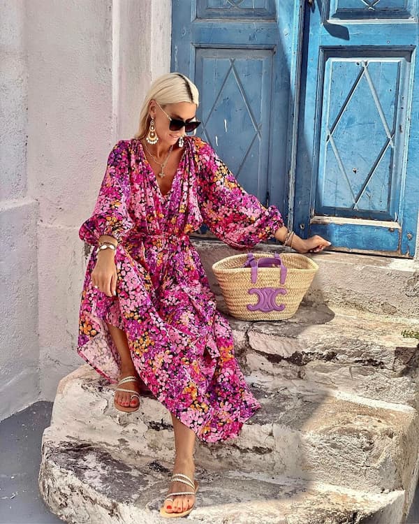 Bougainvillea dress sale