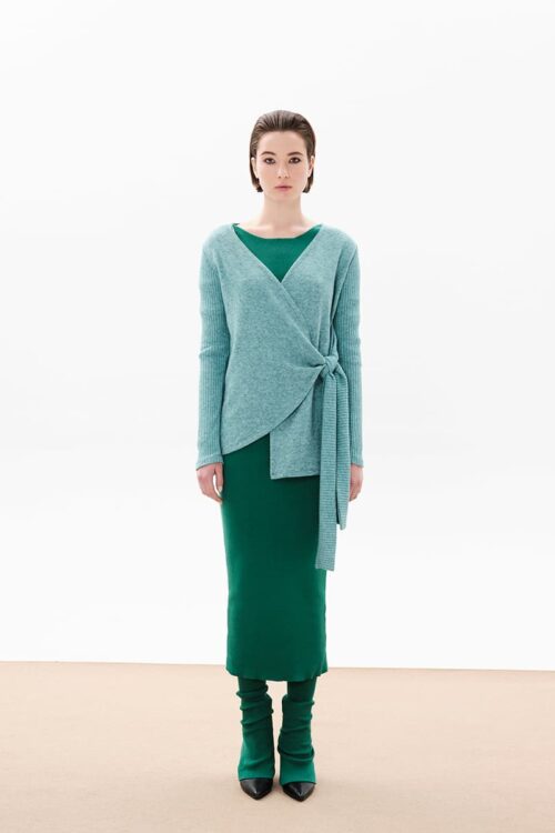 Side tie cardigan hotsell