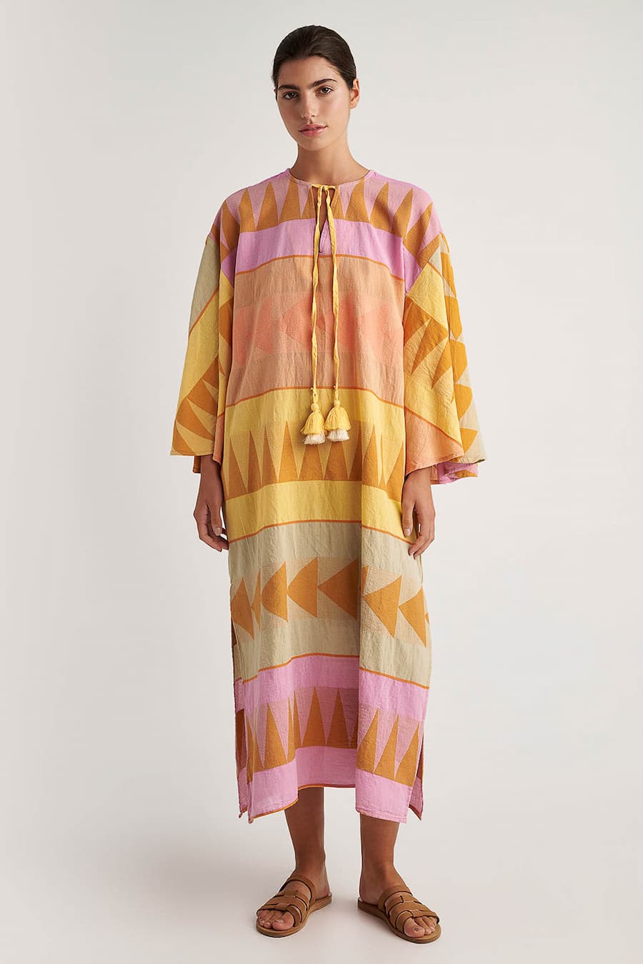 BLOUSON SLEEVE KAFTAN MAIKOS MIDNIGHT – CAMILLA