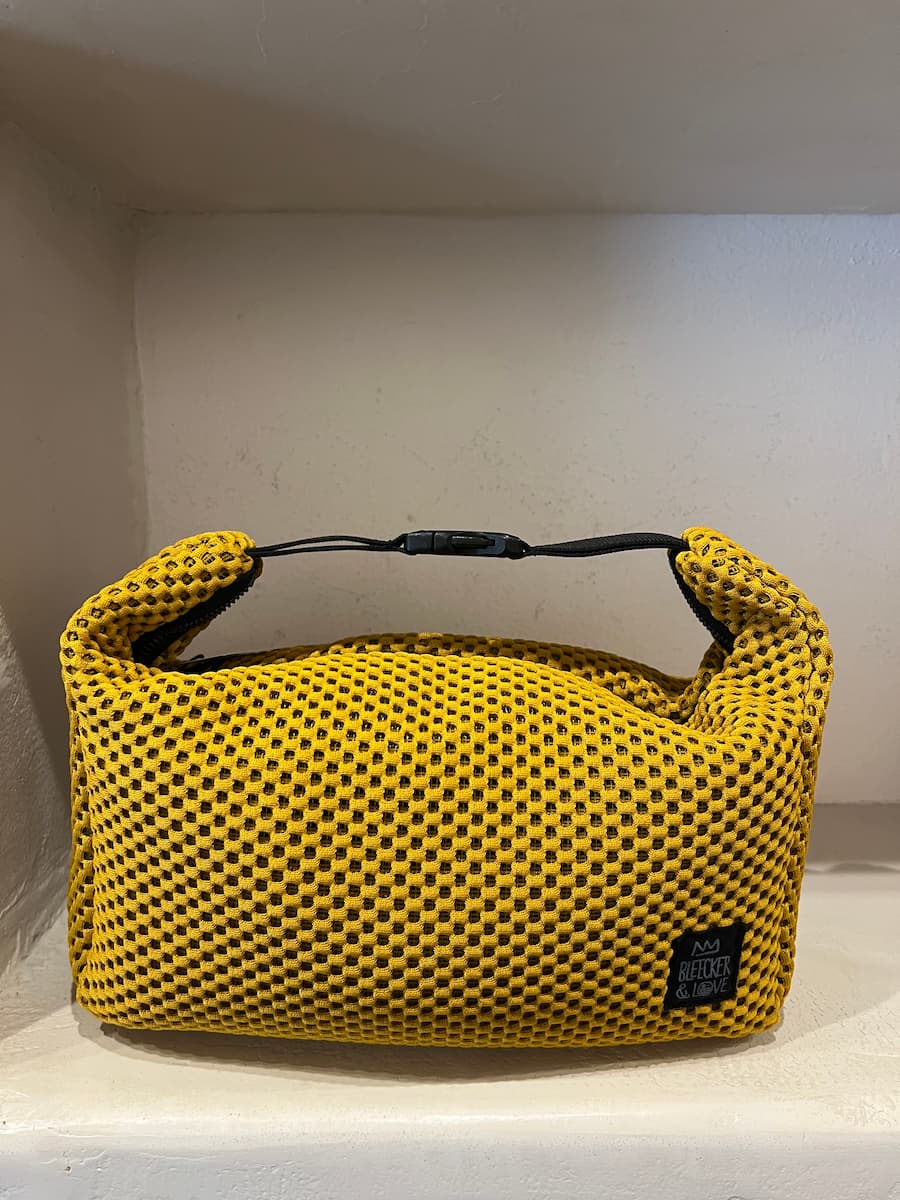 bleecker and love mustard lunch bag 3