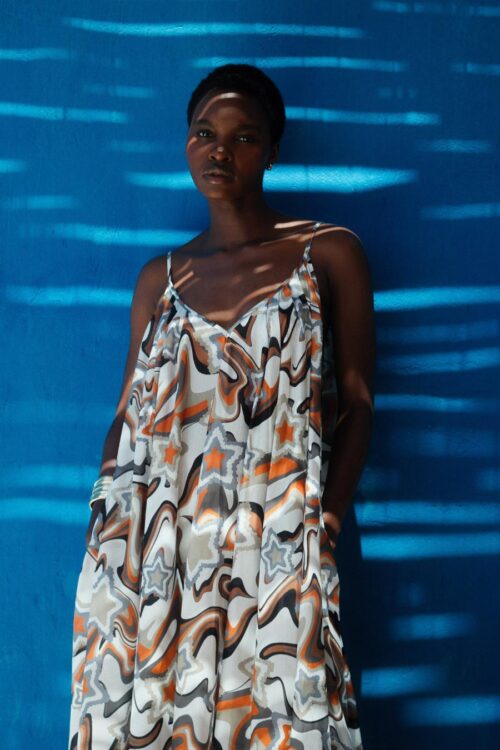 athina printed maxi dress – boho chic & lightweight