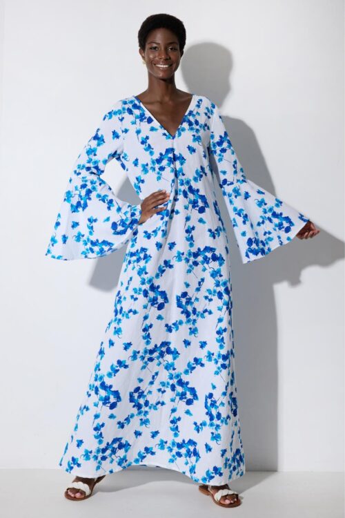 yiorgos koulasidis amalfi dress blue