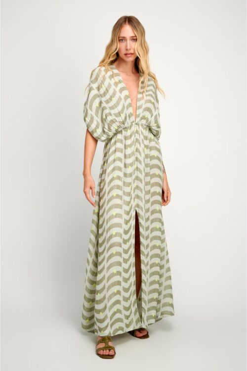 pearl & caviar agistri zakar maxi dress