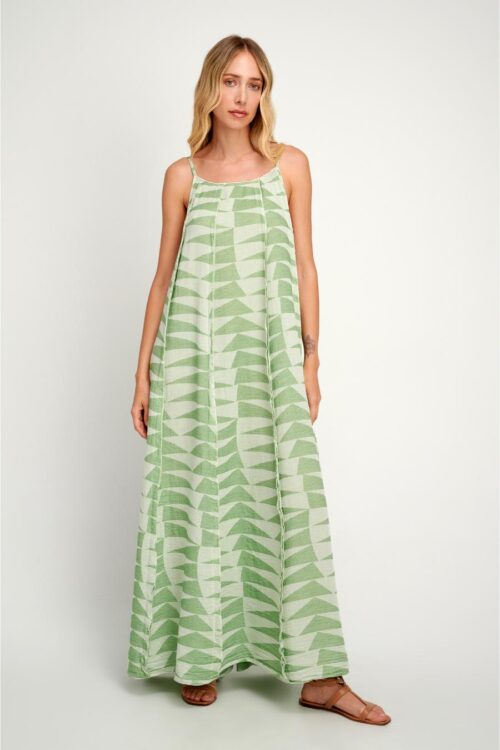 pearl & caviar maxi dress s25p1037