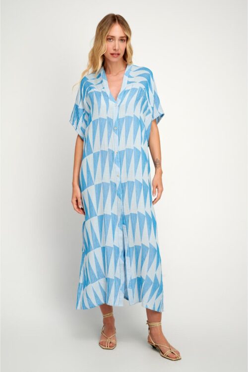 pearl & caviar one size kaftan s25p1045