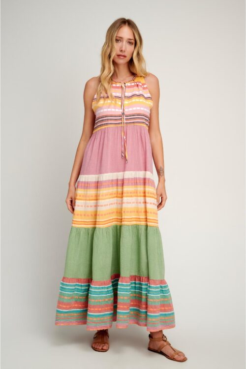 pearl & caviar sleeveless long dress by pearl & caviar s25p1080