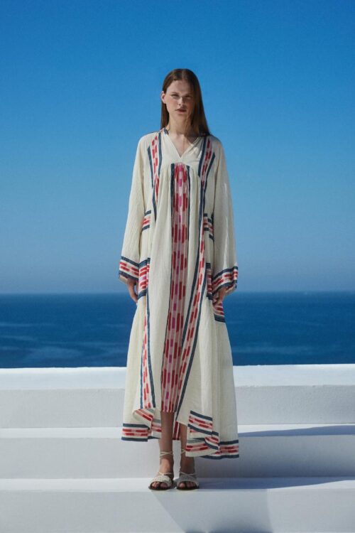 power jacquard long dress by devotion twins