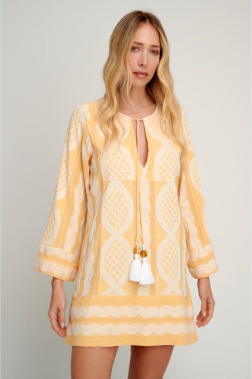 pearl & caviar tunic dress ydra s25p1096