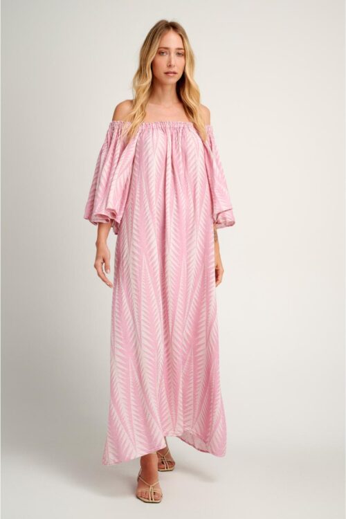 pearl & caviar zakar maxi dress finikas s25p1014