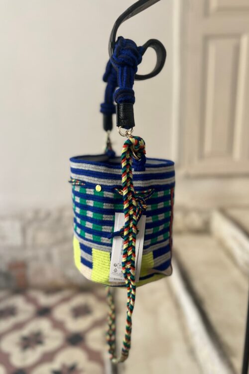 guanabana mitra bag macrame strap